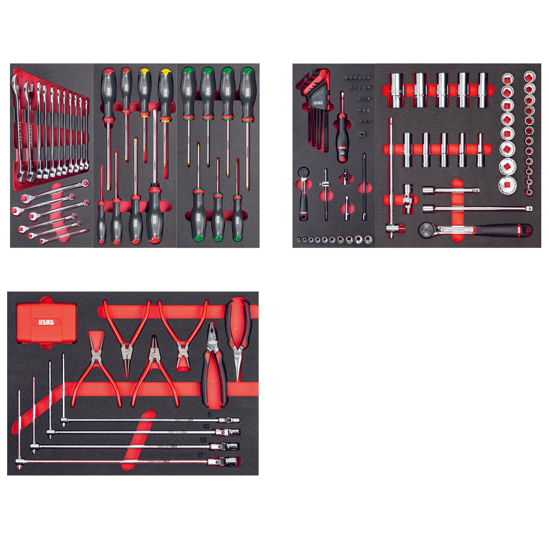495 MAA - Assortiment de réparation automobile - 3 tiroirs (155 pcs) - Usag - U04950627 495 MAA - Assortiment de réparation automobile - 3 tiroirs (155 pcs) - Usag - U04950627